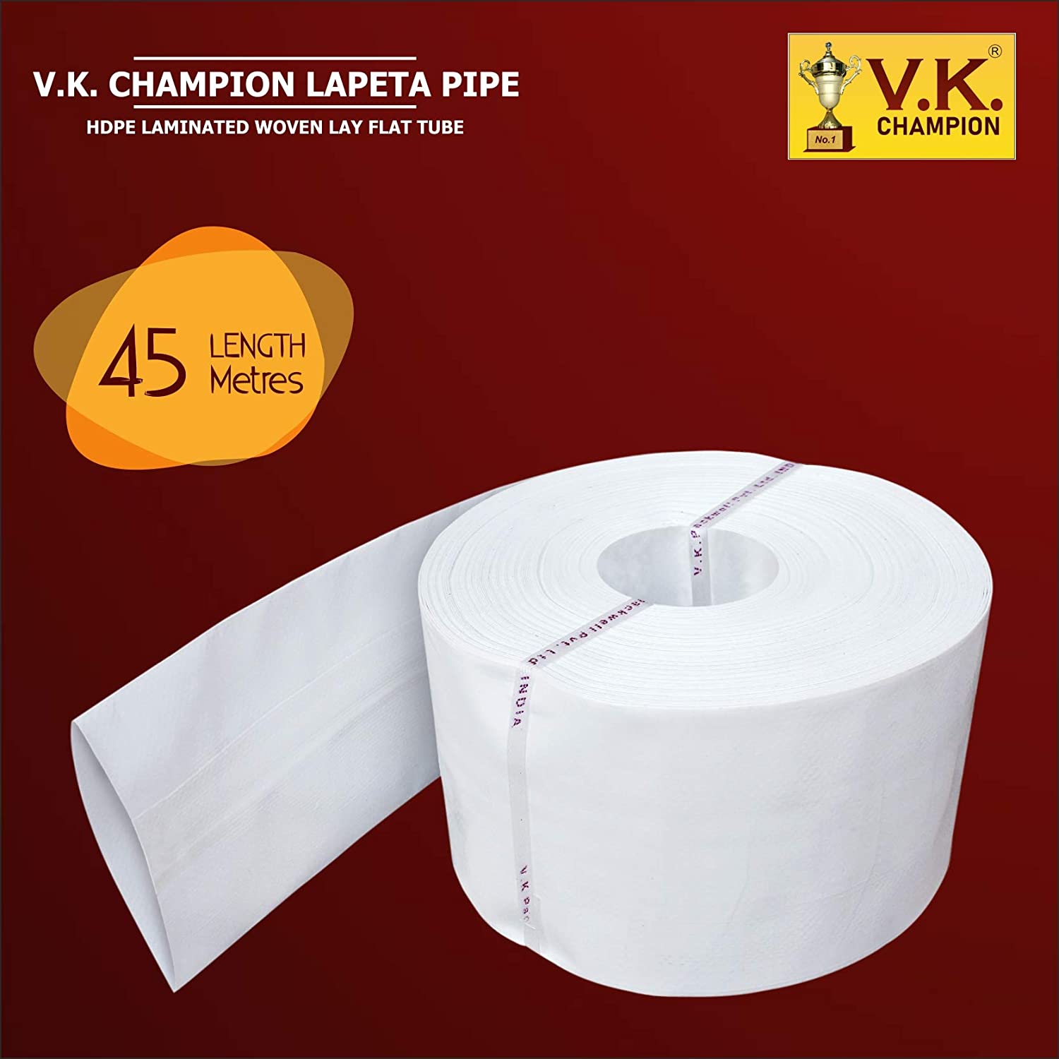 V.K. Champion HDPE Lapeta Pipe (45 Meter)